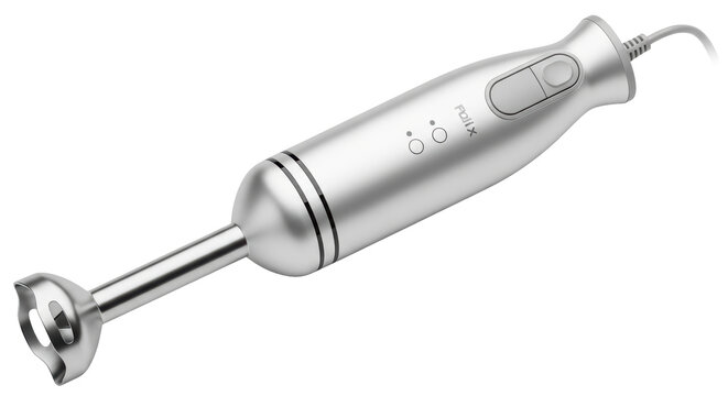 Isolated immersion blender, food preparation equipment for culinary and kitchen use appliance