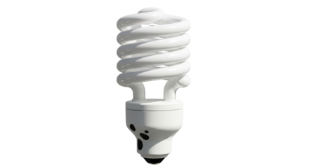 Isolated energy saving light bulb compact fluorescent lamp, lighting technology object