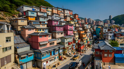 Gamcheon Culture Village, located in Busan, is one of the most beautiful tourist destinations in Korea. Until receiving the nickname santorini korea