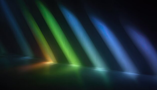 Abstract light streaks, diagonal, vibrant colors - Powered by Adobe