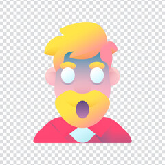 Shocked Surprised Face Icon
