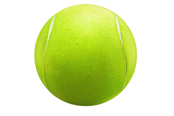Tennis Ball On Black Background