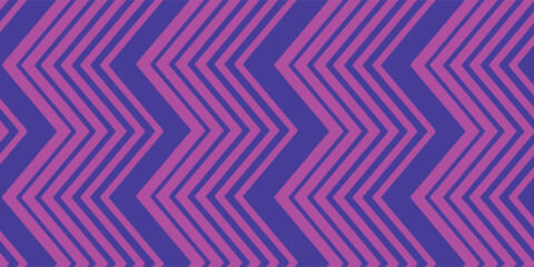 Abstract purple and blue chevron pattern background.  A seamless repeating design of zig-zag lines.