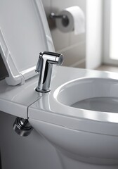 Sleek Bidet Attachment: Modern Bathroom Elegance
