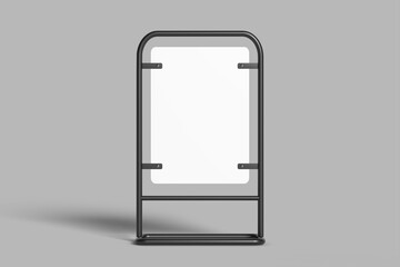 Realistic Standee Mockup for Showcasing Your Design to Clients