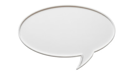 Isolated Speech Bubble for Dialogue, Announcement, Opinion, Idea, Message, Advice, Opinion