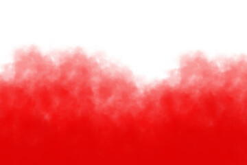 Red Smoke or Fog Transparent Overlay PNG