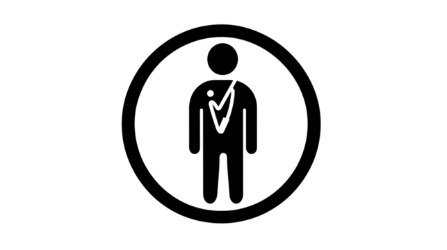 Emergency medical service icon isolated on transparent background for apps and websites