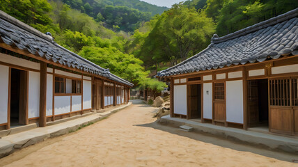 Seongeup Folk Village in korea
