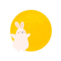 달 토끼 보름달 소원빌기