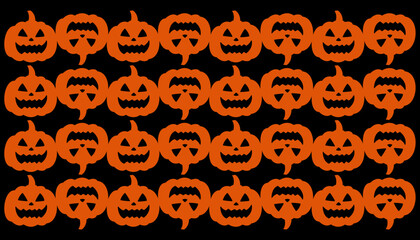 halloween seamless pumpkin pattern