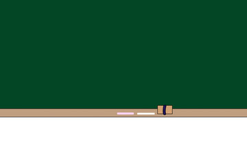 school blackboard simple illustration 黒板　シンプル　イラスト © 夢眺