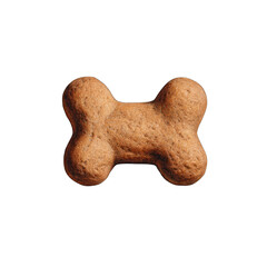 Dog treat shaped like a bone