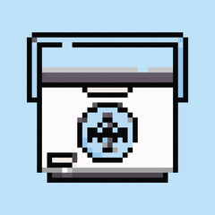 Pixel art vector themed summer with beach, sun, and fun activities elements.Pixel art vector themed summer with beach, sun, and fun activities elements.