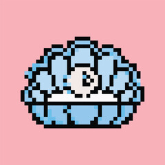 Pixel art vector themed summer with beach, sun, and fun activities elements.Pixel art vector themed summer with beach, sun, and fun activities elements.