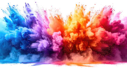 Vibrant explosion of colorful powder (3)