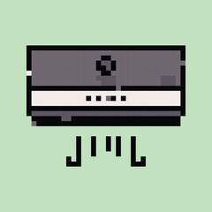 Pixel art vector themed summer with beach, sun, and fun activities elements.Pixel art vector themed summer with beach, sun, and fun activities elements.