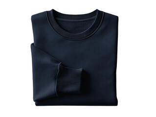 Folded navy blue sweatshirt (1)