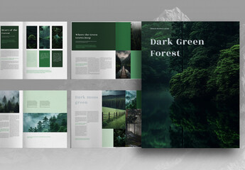 Nature Green Forest Lifestyle Brochure Layout