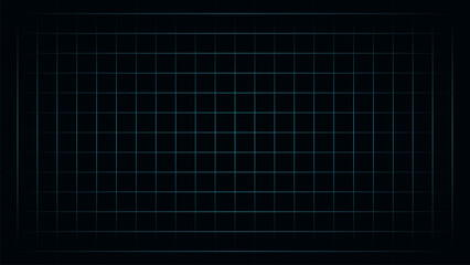Abstract dark background with blue grid lines