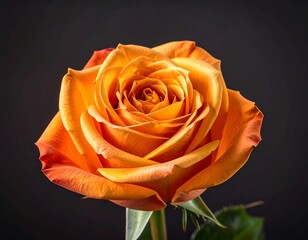 Close-up of an orange rose (4)