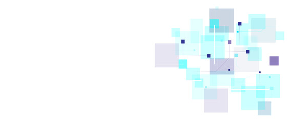 Vectors abstract dark blue background square shapes in transparent design. Ombre blue mosaic patterned background