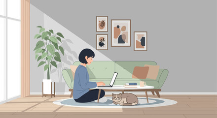 Remote Work Cozy Home Office Setup for Productivity and Comfort