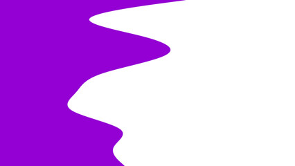 Dynamic purple wavy border on a clean white background, creating a modern, flowing abstract design. Ideal for digital media, presentations, web graphics, or creative branding elements.