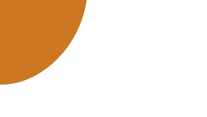 Clean abstract design with a warm orange curved shape on a white background, ideal for modern graphics, backgrounds, or branding.