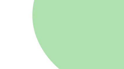 Abstract minimalist design featuring a gentle light green curve on a clean white background, conveying simplicity, freshness, and growth.