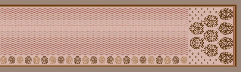 creative saree pattern design and art