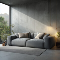 Fototapeta premium modern living room with sofa