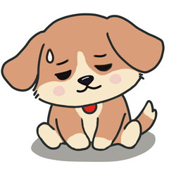 Happy Puppy with a Bone