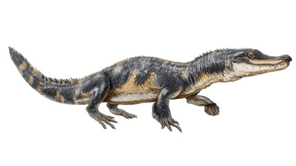 Obraz premium Nothosaurus marine reptileTransparent background, PNG file