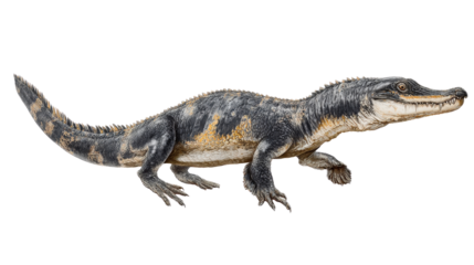 Nothosaurus marine reptileTransparent background, PNG file