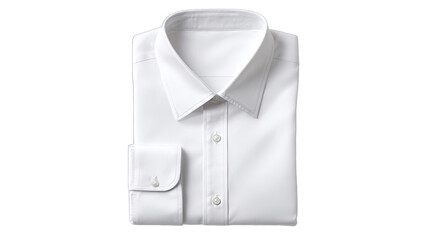Folded white dress shirt (3)