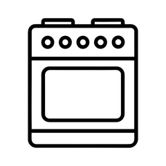 Obraz premium Freestanding range icon in minimalist line art style in black and white
