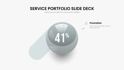 Educational Growth 1 Option Graph Slideshow Layout. Medical Innovation One Element Diagram Frame Template. Company Visualization Slide Design Vector Illustration.