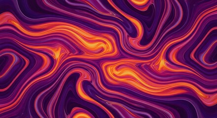 Abstract Colorful Swirling Pattern.