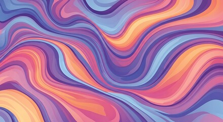 Fototapeta premium Abstract Colorful Swirling Pattern.