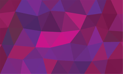 Obraz premium Polygon mesh surface reveals shades of magenta, purple, and plum in geometric harmony
