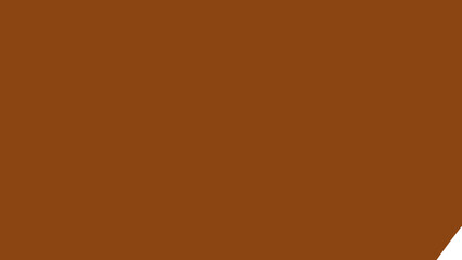 Abstract brown background with a clean white corner detail, offering a minimalist and versatile graphic resource for modern design.