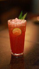 Berry tea is a great thirst quencher.