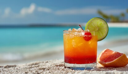 cocktail on the beach