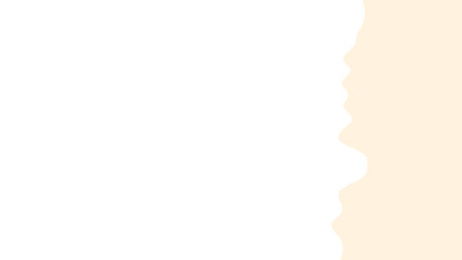 Abstract background featuring a wavy, organic line separating pure white from a soft light beige tone, ideal for design, branding, or presentations.