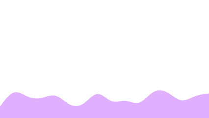 Abstract wavy purple shape on a clean white background, creating a smooth and minimalist design for presentations, branding, or digital projects.