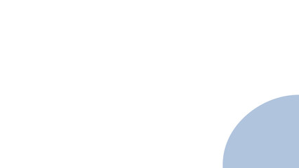 Clean, minimalist background featuring a partial pastel blue circle on a pure white canvas, ideal for modern design, branding, or website use.