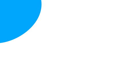 Abstract blue curve on a crisp white background, offering a minimalist design element for various modern graphic projects and branding needs.