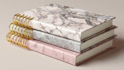 old books on a white background