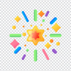 Festival Fireworks Rocket Icon